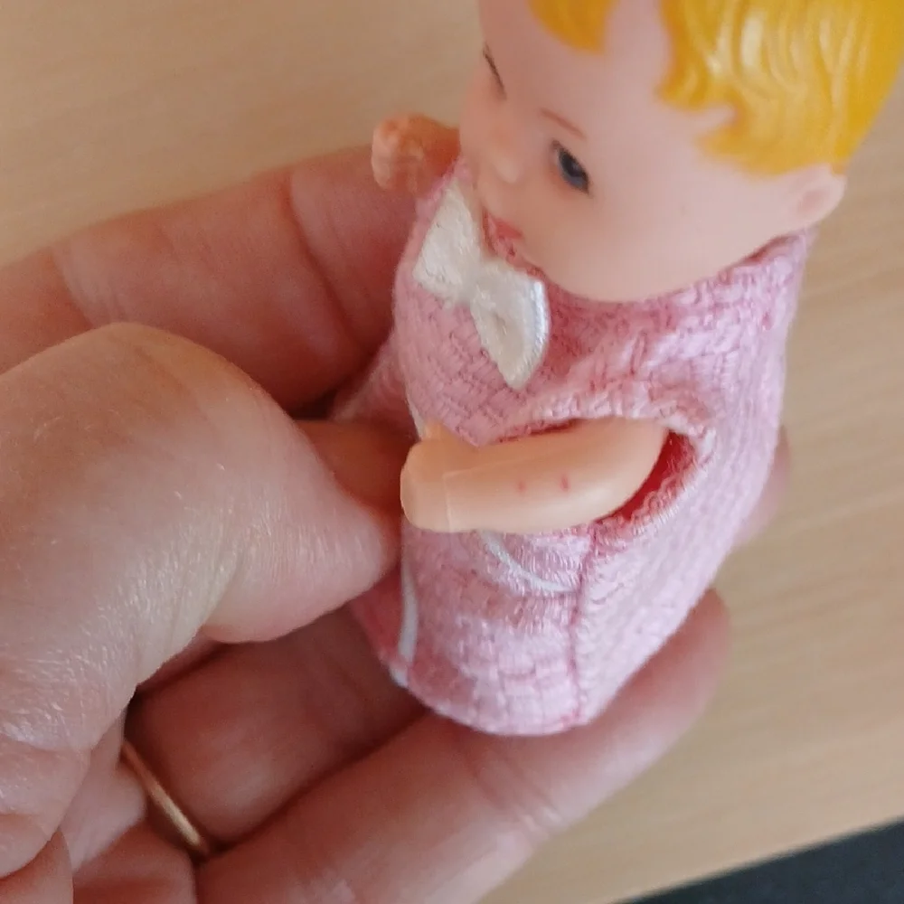 1973 Barbie Krissy Baby Mini Doll Mattel
